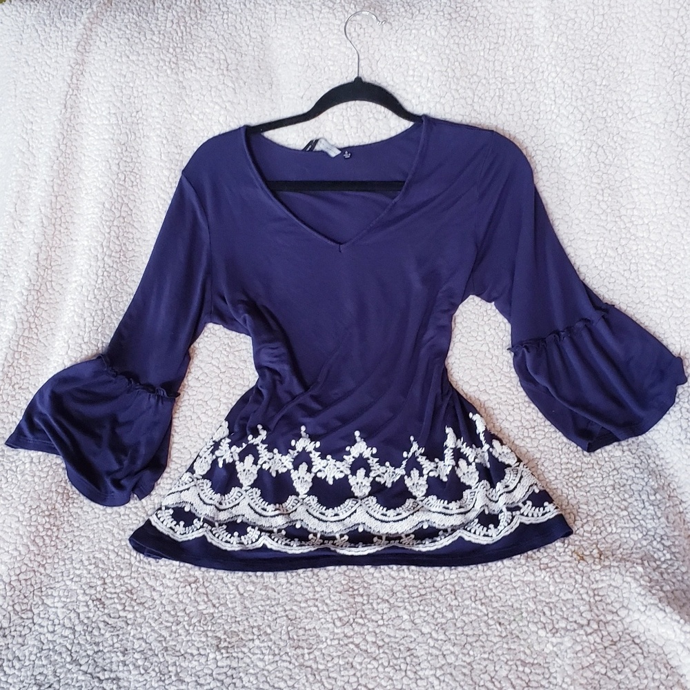 Nine Four One Bell Sleeve Top